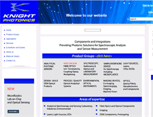 Tablet Screenshot of knightphotonics.com